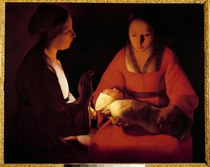 Il neonato da Georges de La Tour