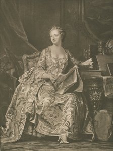 Madame De Pompadour da Georges de la after Tour