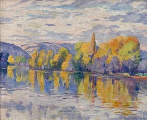 Le rive della Senna in autunno