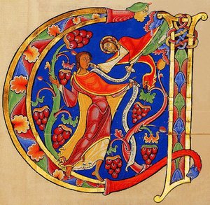 Dio si rivolge a Geremia, Bibbia Winchester, 1160-75 (22797800517)