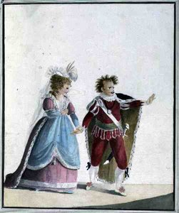 John Edwin (1749-90) e Sarah Siddons (1755-1831) da Georgiana Jane Keate