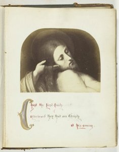 Senza titolo [illustrazione di Gesù con citazione biblica], 1855-68