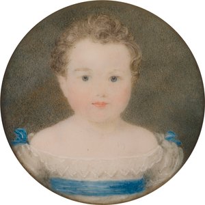 Ritratto di Orlando George Charles Bridgeman, poi 3° Conte di Bradford, da bambino (1819-1898), c.1821-22 da Georgina Viscountess Newport Moncreiff