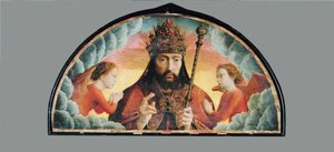 Dieu Pere benissant - Dio Padre che dona il suo ... da Gerard David