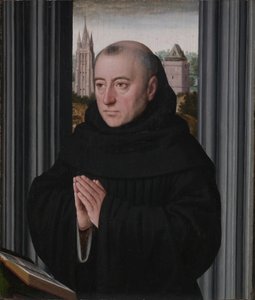 Ritratto di un monaco, primi del 1500 da Gerard David