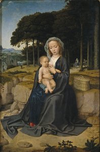 Riposo durante la fuga in Egitto da Gerard David