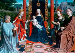 Il matrimonio mistico di Santa Caterina da Gerard David