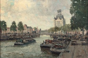 Una vista della Witte Huis, Rotterdam da Gerard Delfgaauw