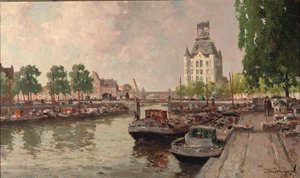Veduta della Witte Huis, Rotterdam da Gerard Delfgaauw