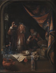 Una visita dal dottore da Gerrit Dou
