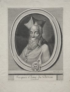 Cardinale Jaques Davey Duperron da Gérard Edelinck
