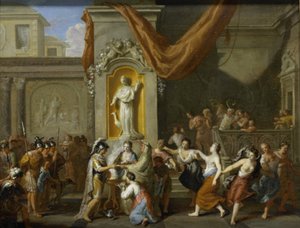 Il matrimonio di Alessandro Magno e Rossane di Battriana da Gerard Hoet (I)