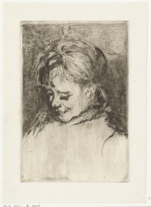 Ritratto di una ragazza, verso sinistra