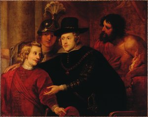 Filippo IV di Spagna che saluta suo fratello Cardinale-Infante Ferdinando d