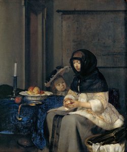 Il pelatore di mele da Gerard Ter Borch the Younger