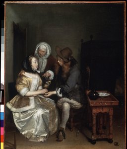 Un bicchiere di limonata da Gerard Terborch