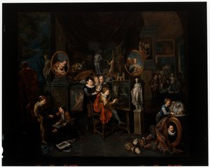Lo studio del pittore da Gerard Thomas