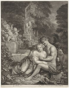 Vertumno e Pomona da Gerard Valck