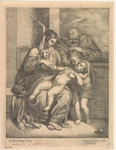 La Sacra Famiglia con Giovanni Battista da Gerard de Lairesse