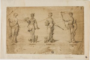 Quattro continenti da Gerard de Lairesse