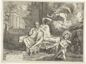 Mercurio ordina a Calipso di lasciare partire Ulisse da Gerard de Lairesse