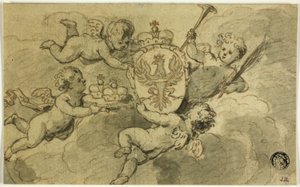 Putti e stemmi