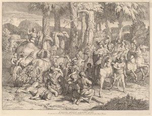 Semiramide alla caccia del leone da Gerard de Lairesse
