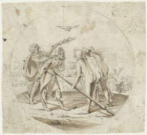 Il giudizio di Paride da Gerard ter Borch (I) (possibly)