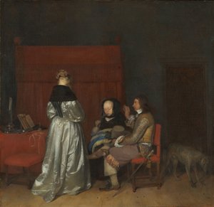 Conversazione galante, conosciuta come 