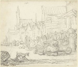 Scena di mercato da Gerard ter Borch (II)