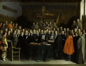La ratifica del Trattato di Münster