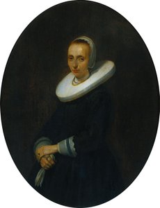 Johanna Bardoel (morta dopo il 1667). Moglie di Gerard van der Schalcke da Gerard ter Borch