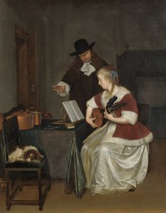 La lezione di musica da Gerard ter Borch