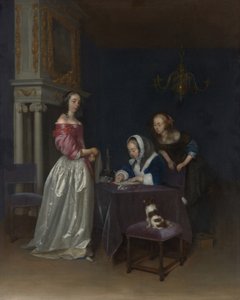 Curiosità, c.1660-62 da Gerard ter Borch