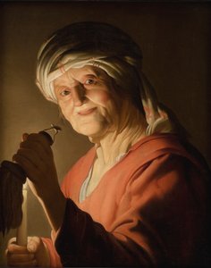 Una vecchia donna