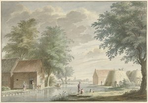 Fornaci di calce a Hillegom da Gerard van Rossum