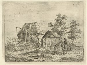Cavaliere presso una fattoria, L