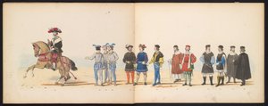 Mascherata degli studenti di Leiden, 1855 (tavola 11) da Gerardus Johannes Bos