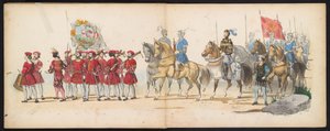 Mascherata degli studenti di Leiden, 1855 (tavola 14)