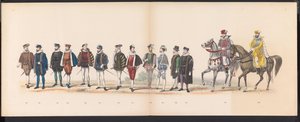 Mascherata degli studenti di Leida, 1870 (tavola 12) da Gerardus Johannes Bos