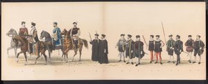 Mascherata degli studenti di Leida, 1870 (tavola 6) da Gerardus Johannes Bos