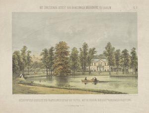 Veduta della residenza del direttore di Meerenberg da Gerardus Johannes Bos