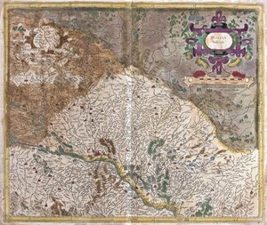 Alsazia, Francia (incisione) da Gerardus Mercator