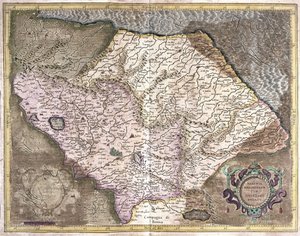 Ancona e Spoleto, Italia (incisione)
