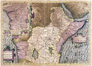Congo, Africa centrale (incisione) da Gerardus Mercator