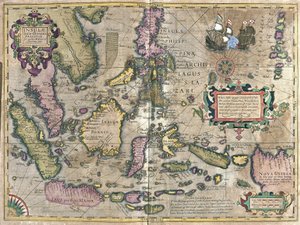 India orientale con Borneo e Filippine (incisione) da Gerardus Mercator