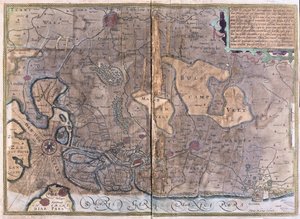 Fiandre, Belgio (incisione) da Gerardus Mercator