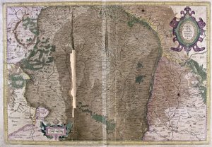 Francia (incisione) da Gerardus Mercator