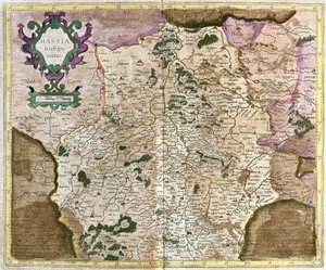 Assia, Kassel, Germania (incisione) da Gerardus Mercator