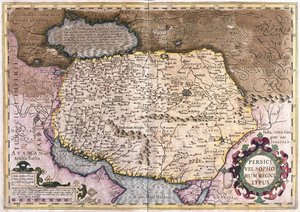 Iraq e Afghanistan (incisione) da Gerardus Mercator